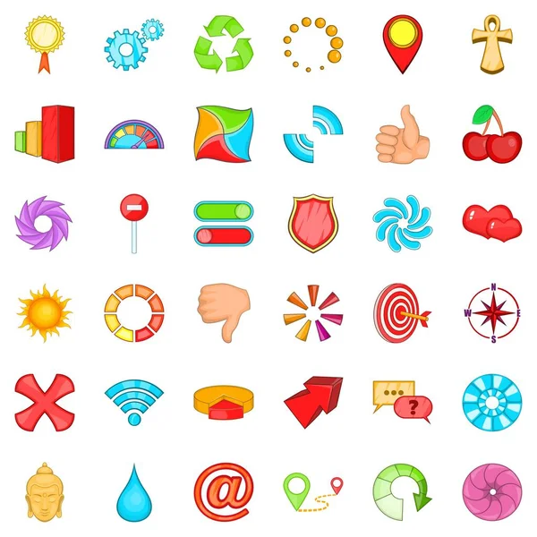 Bilgisayar grafik simgeler kümesi, karikatür tarzı