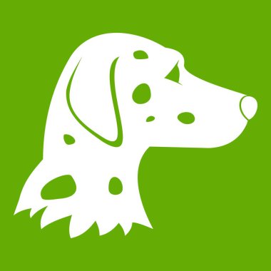Dalmaçyalı köpek simgesi yeşil