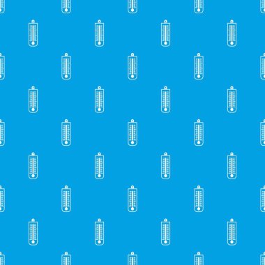 Termometre desen kesintisiz mavi