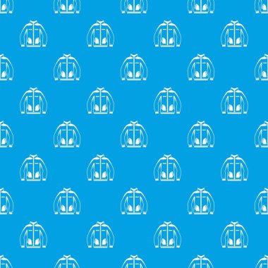 Erkek kış ceket desen kesintisiz mavi