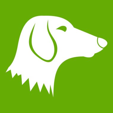 Dachshund Köpek simgesi yeşil