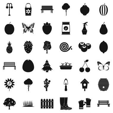 Fide Icons set, basit tarzı