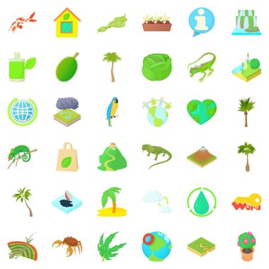 Damla Icons set, karikatür tarzı