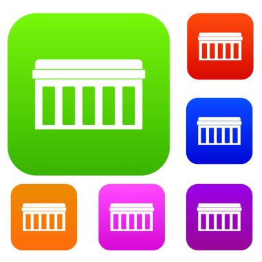 Devre kartı, teknoloji renk koleksiyonu ayarla