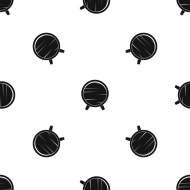 Bacaklar desen sorunsuz siyah varil