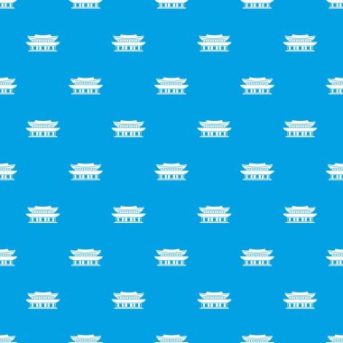 Gyeongbokgung Sarayı, Seul desen kesintisiz mavi