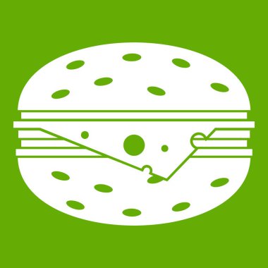 Çizburger simgesi yeşil