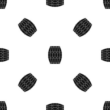 Varil desen sorunsuz siyah