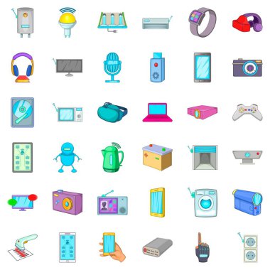 Batarya simgeleri, çizgi film biçimi