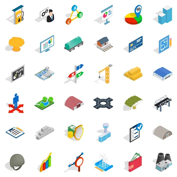 Köprü Icons set, izometrik stili