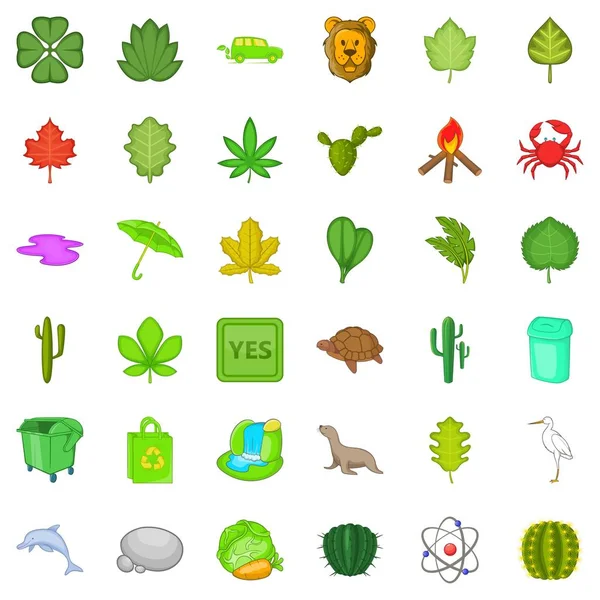 Küre Icons set, karikatür tarzı