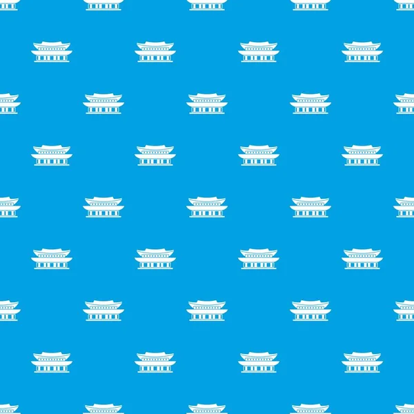 Gyeongbokgung Sarayı, Seul desen kesintisiz mavi