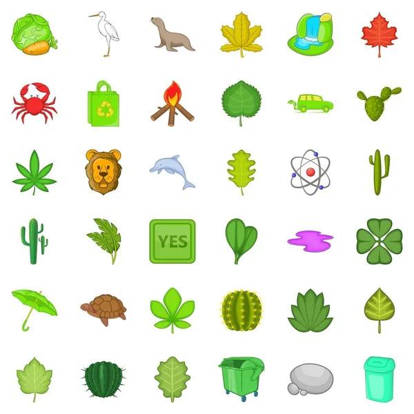 Su Icons set, karikatür tarzı