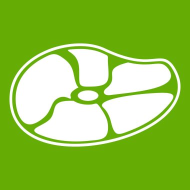 Biftek simgesi yeşil