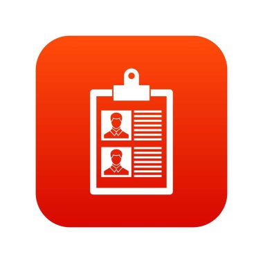 Yeniden başlamak-in iki aday simgesi dijital kırmızı