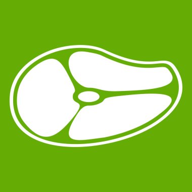 Biftek simgesi yeşil