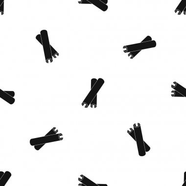 Tarçın desen sorunsuz siyah