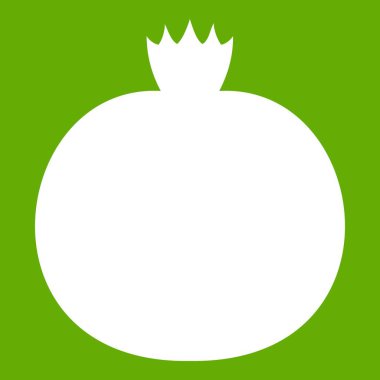 Olgun nar simgesi yeşil