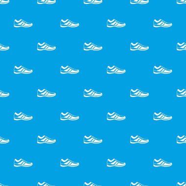 Erkek spor ayakkabı desen kesintisiz mavi