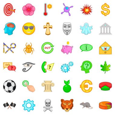 Kulaklık simgeleri, çizgi film biçimi