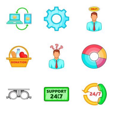 Varyant Icons set, karikatür tarzı