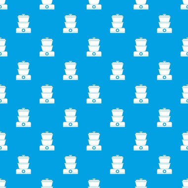 Vapur desen kesintisiz mavi