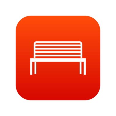 Tezgah simgesi dijital kırmızı