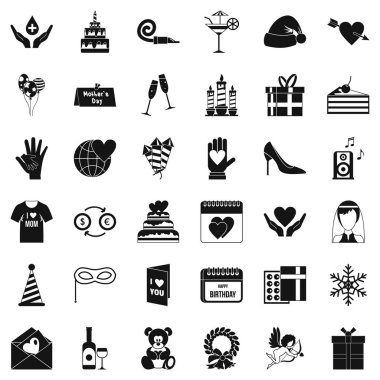 Maske simgeler kümesi, basit tarzı