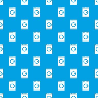 Çamaşır makinesi desen kesintisiz mavi