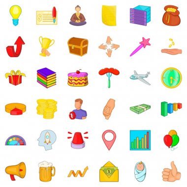 Megafon Icons set, karikatür tarzı