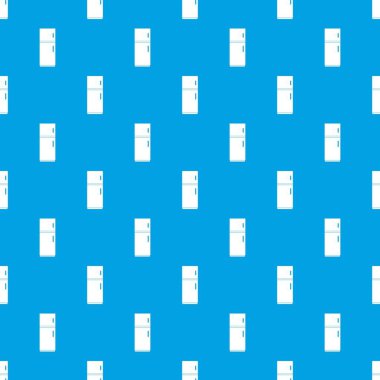 Buzdolabı desen kesintisiz mavi