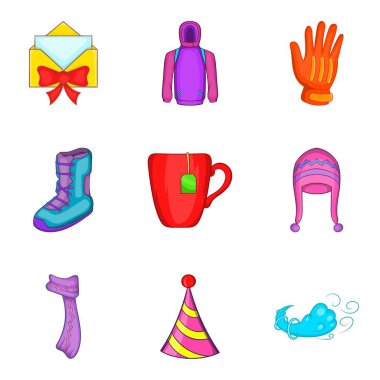 Peri Noel simgeler kümesi, karikatür tarzı