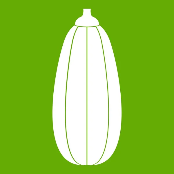 Icône légumes courgettes vert — Image vectorielle