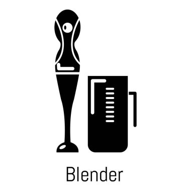 Blender simgesi, basit siyah stil