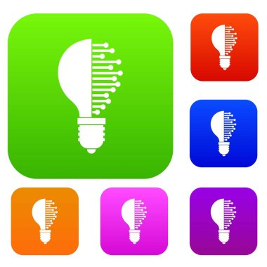 Ampul microcircuit ile renk koleksiyonu ayarla