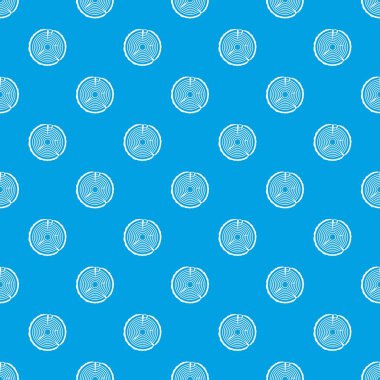 Ağaç halkası desen kesintisiz mavi
