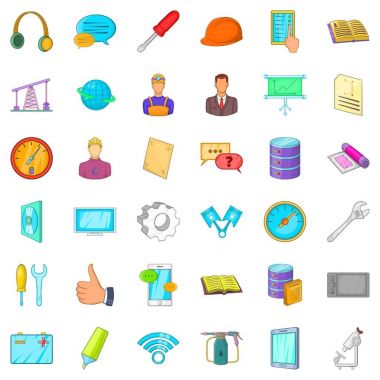 Internet simge kümesi, karikatür tarzı