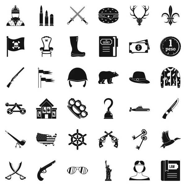 Kral Icons set, basit tarzı