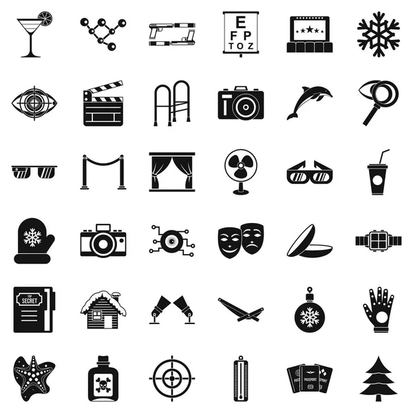 Zehir Icons set, basit tarzı