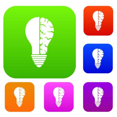 Beyin lamba renk koleksiyonu ayarla