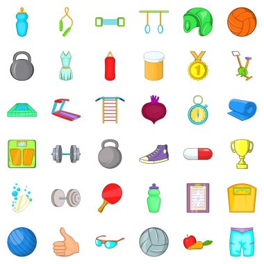 Vücut geliştirme simgeleri, çizgi film biçimi