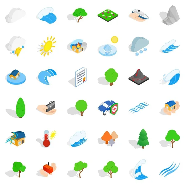 Volkan Icons set, izometrik stili