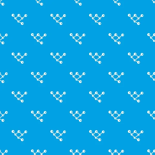Molekül yapısı desen kesintisiz mavi