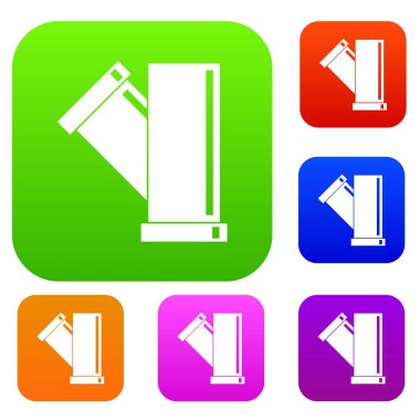 Tee uygun boru renk koleksiyonu ayarla