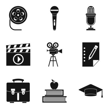 Tu Icons set, basit tarzı