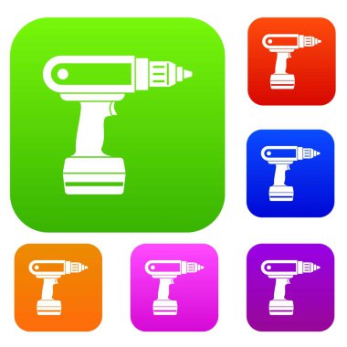 Elektrikli tornavida matkap renk koleksiyonu ayarla