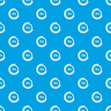 Yük deseni kesintisiz mavi işareti 70