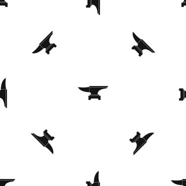 Ağır siyah metal örs desen sorunsuz siyah