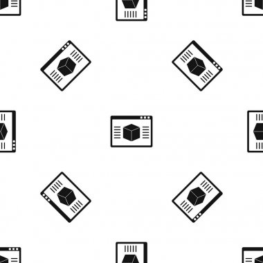 3D model model sorunsuz siyah