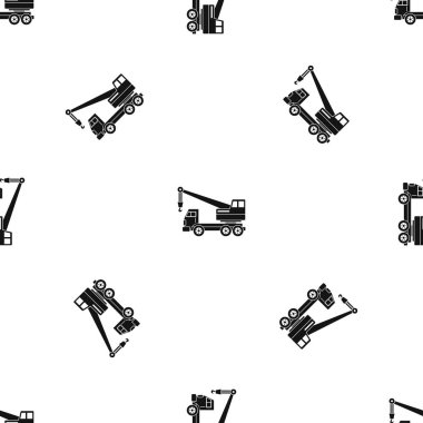 Kamyon vinç model sorunsuz siyah